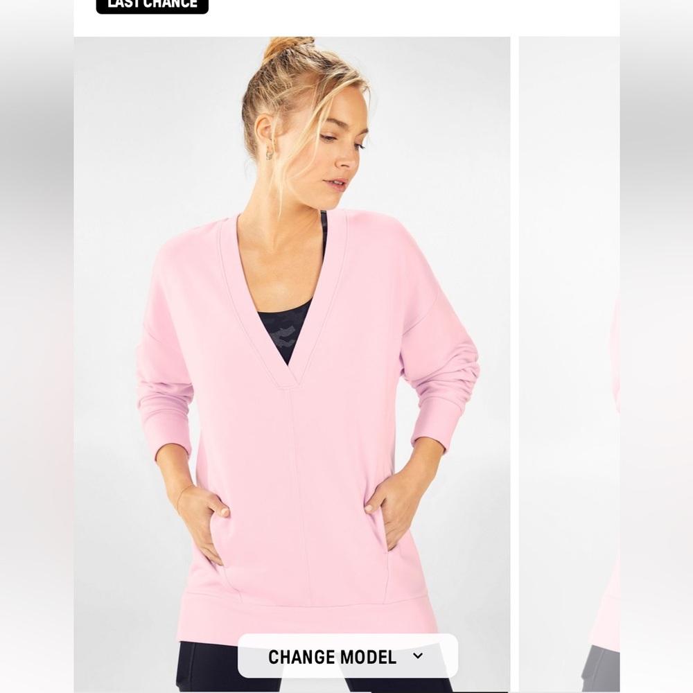 Fabletics Rosaline V Neck Pullover - image 2